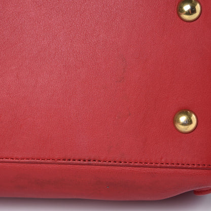 Saint Laurent Calfskin Small Classic Y Cabas Rouge Orient 11 of 15