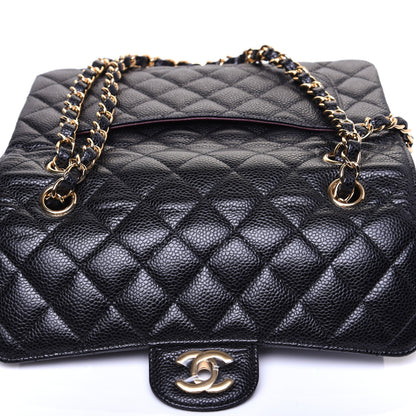 Chanel Caviar Quilted Small Double Flap Black 13 of 15