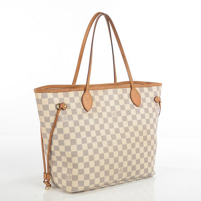 Louis Vuitton Damier Azur Neverfull MM 3 of 7