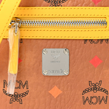MCM Visetos X-Mini Crossbody Bag Cognac Freesia 8 of 10