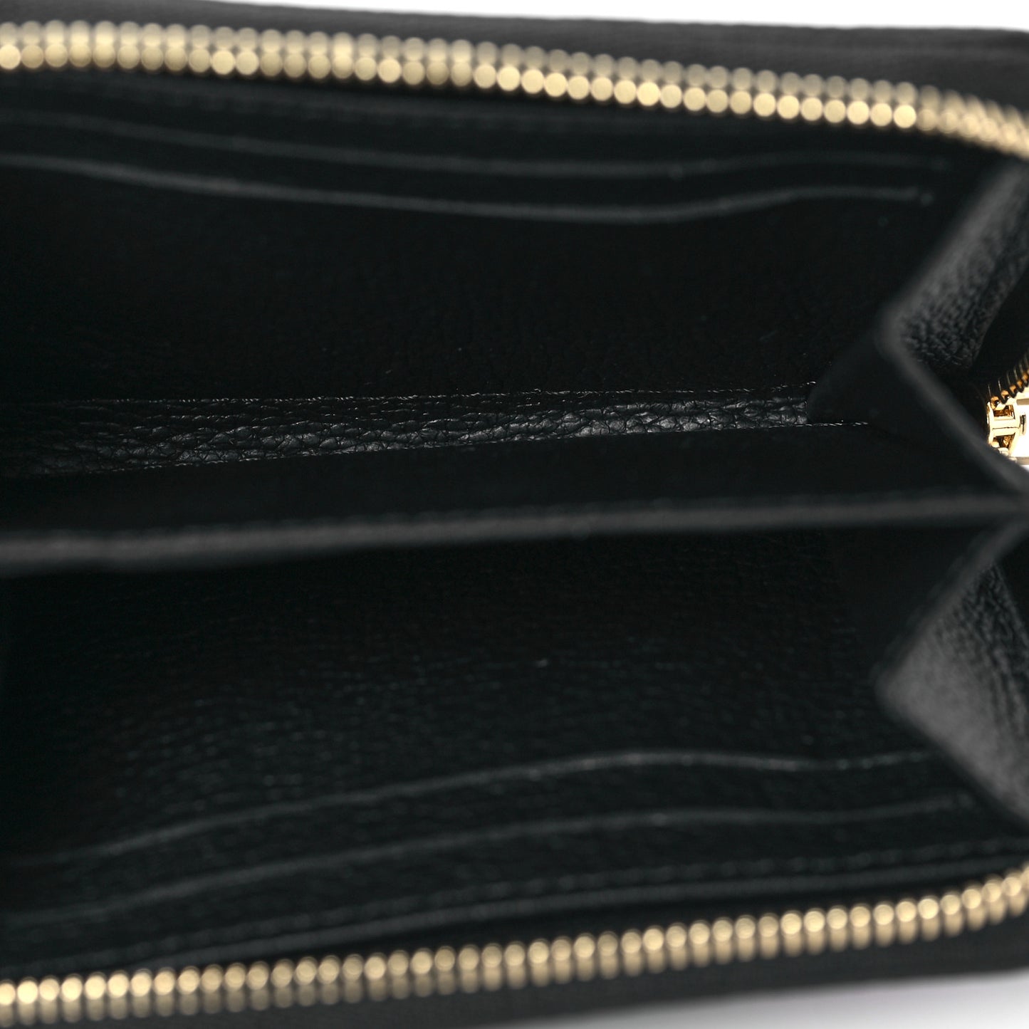 Empreinte Monogram Giant Zippy Coin Purse Black Beige