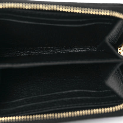 Louis Vuitton Empreinte Monogram Giant Zippy Coin Purse Black Beige 5 of 6