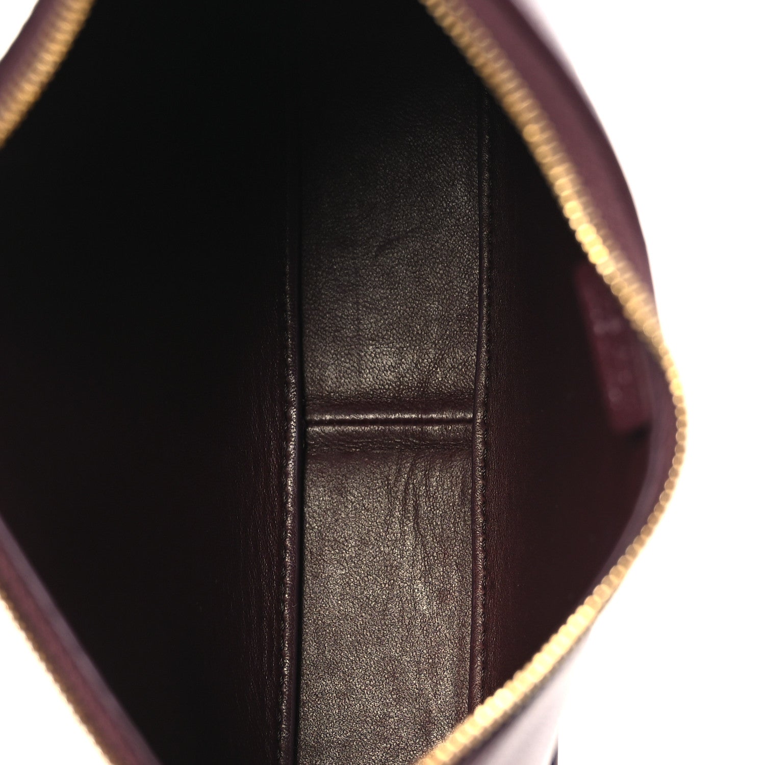 The Row Grained Calfskin Half Moon Shoulder Bag Raisin 5 of 10