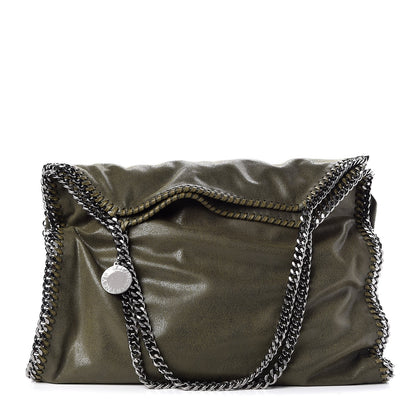 Stella McCartney Shaggy Deer Big Falabella Tote Olive 2 of 11