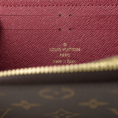 Louis Vuitton Monogram Clemence Wallet Fuchsia 6 of 6