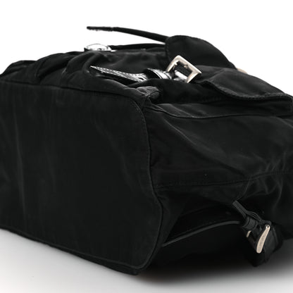 Prada Tessuto Nylon Saffiano Small Backpack Black 10 of 12