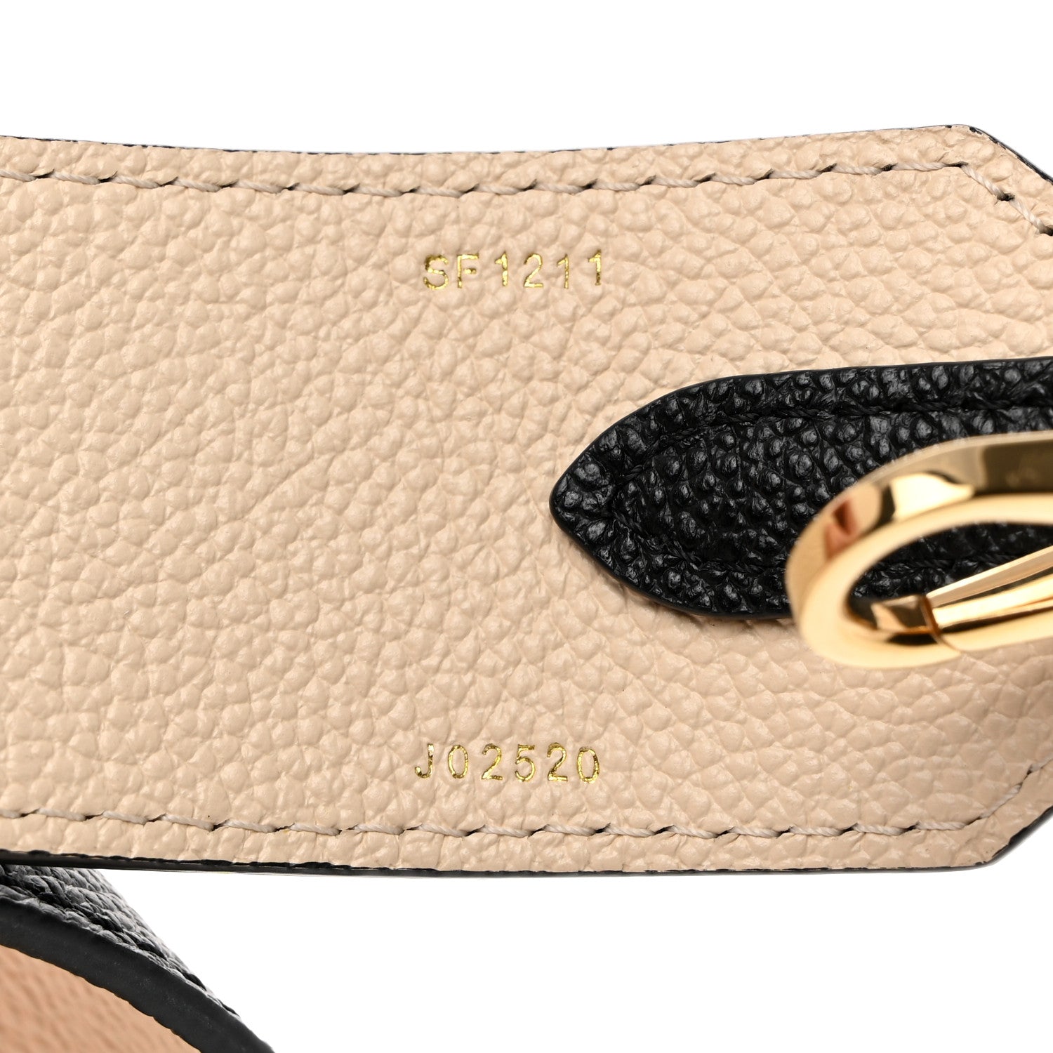 Louis Vuitton Empreinte Monogram Bandouliere Shoulder Strap Black Beige 3 of 6