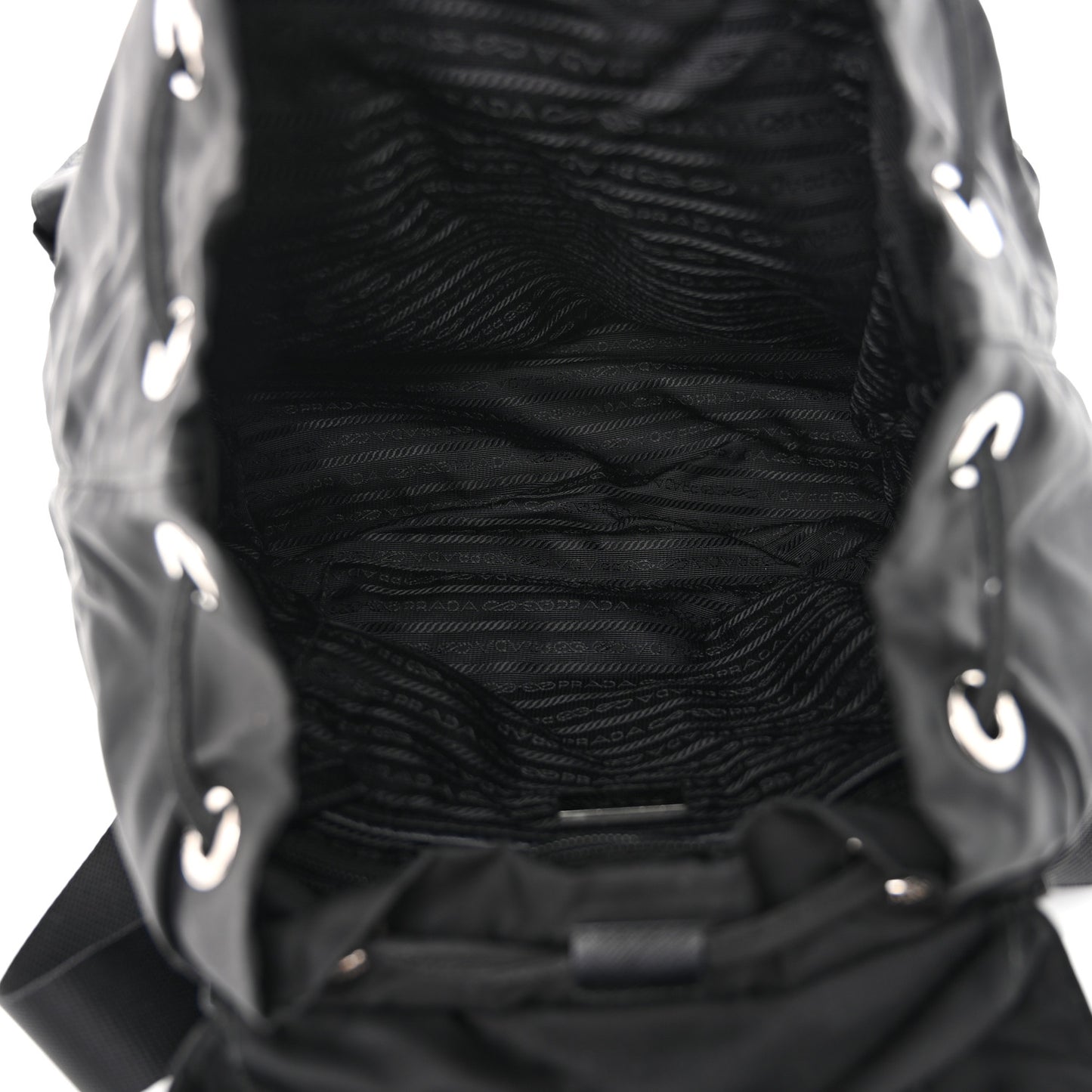 Nylon Vela Medium Backpack Black