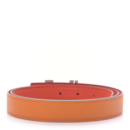 Hermes Swift Epsom 24mm Mini Constance H Belt 90 36 Capucine Orange 2 of 4