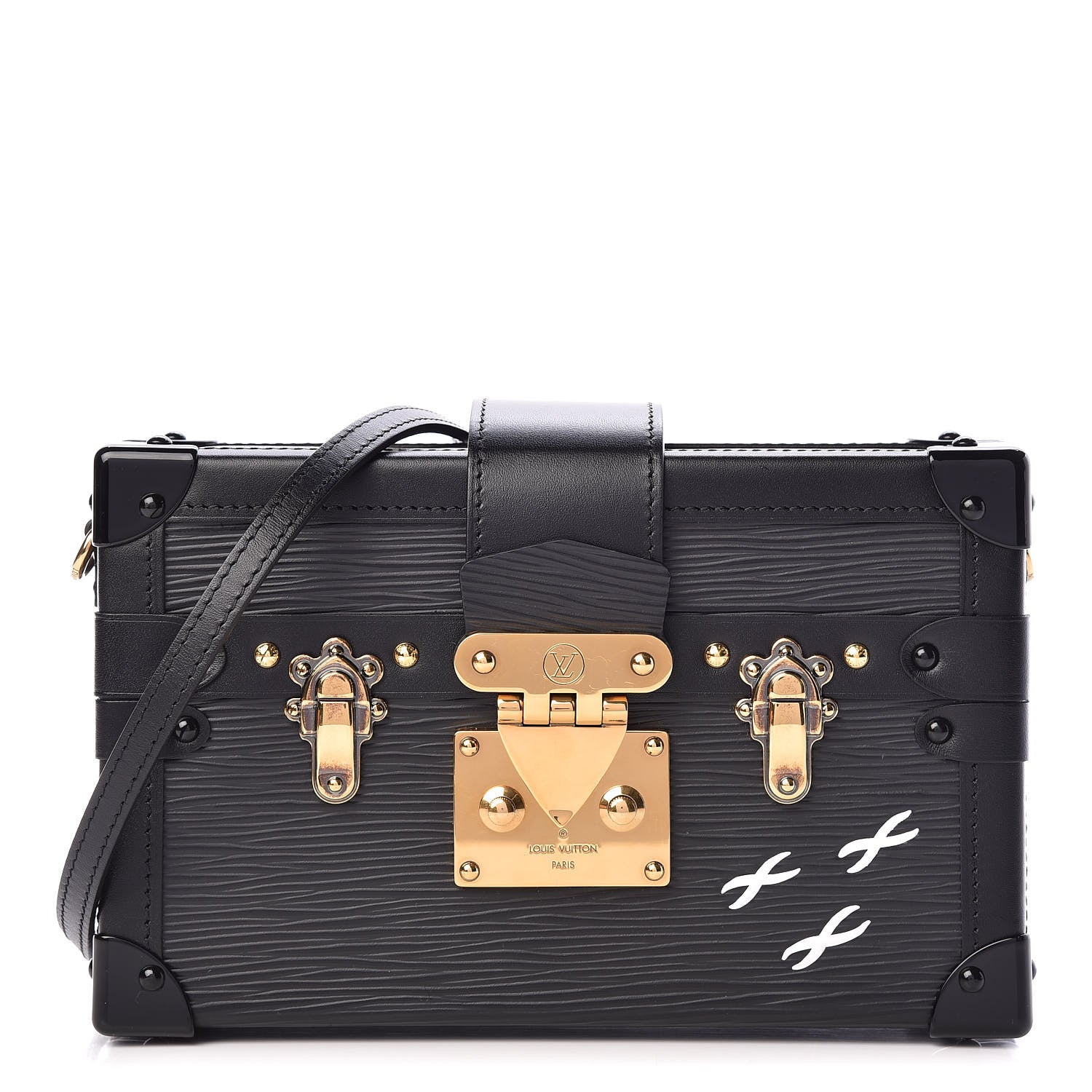 Louis Vuitton Epi Petite Malle Black 1 of 10