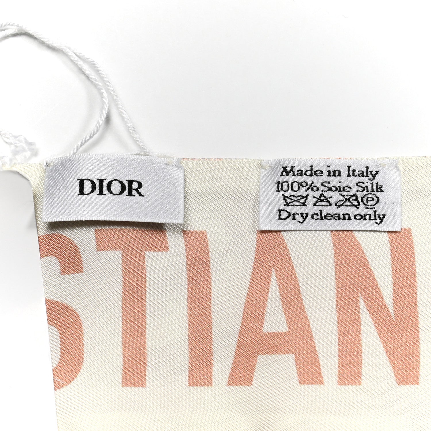 Christian Dior Silk Toile De Jouy Mitzah Scarf Pink 3 of 3