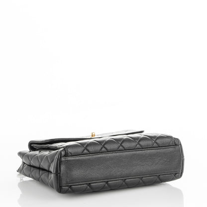 Chanel Caviar Quilted Flap Shoulder Bag Black 4 of 8