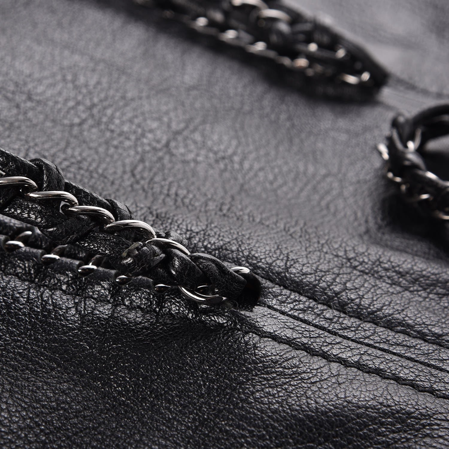 Chanel Deerskin Luxe Ligne North South Tote Black 14 of 15