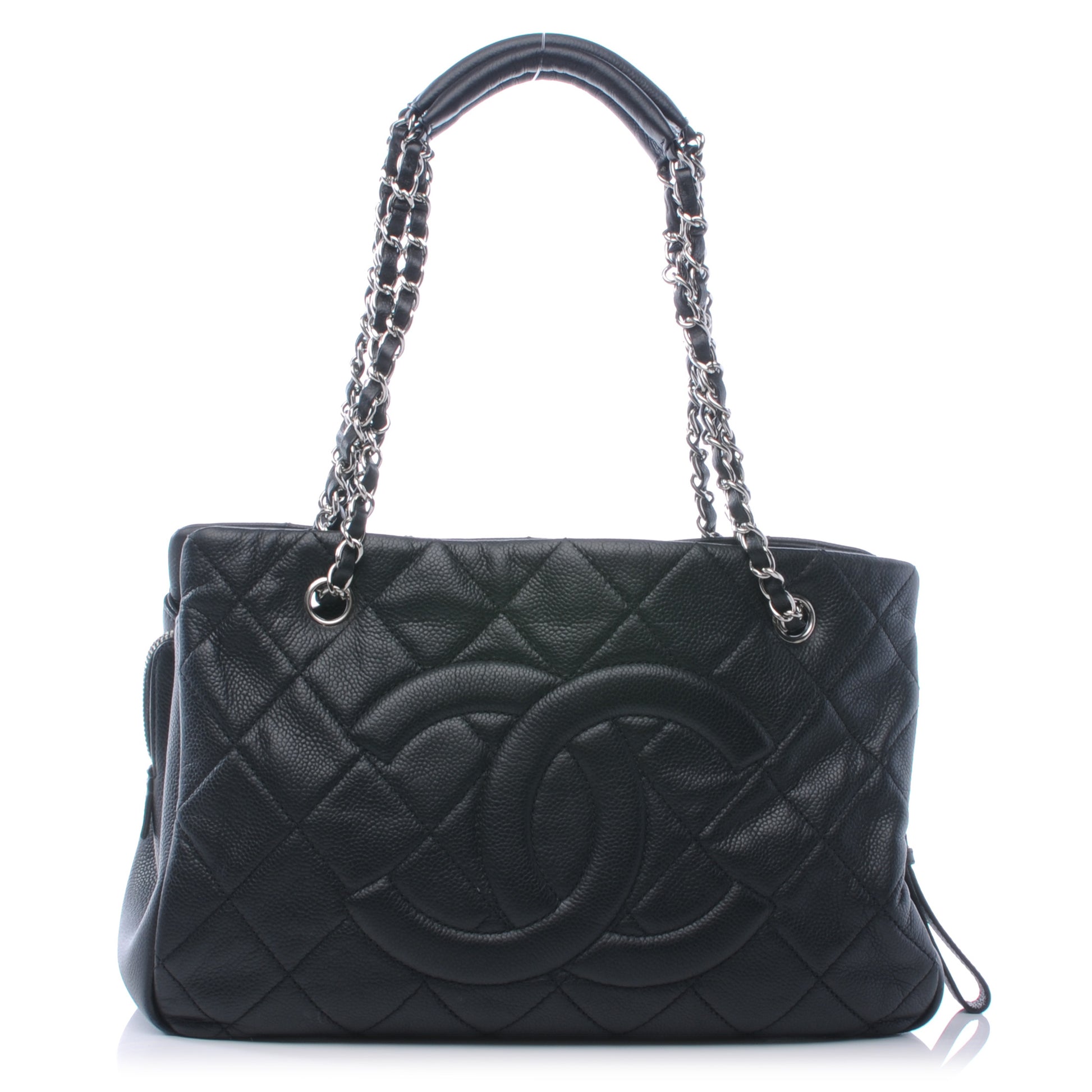 Chanel Caviar CC Timeless Soft Tote Black 1 of 7