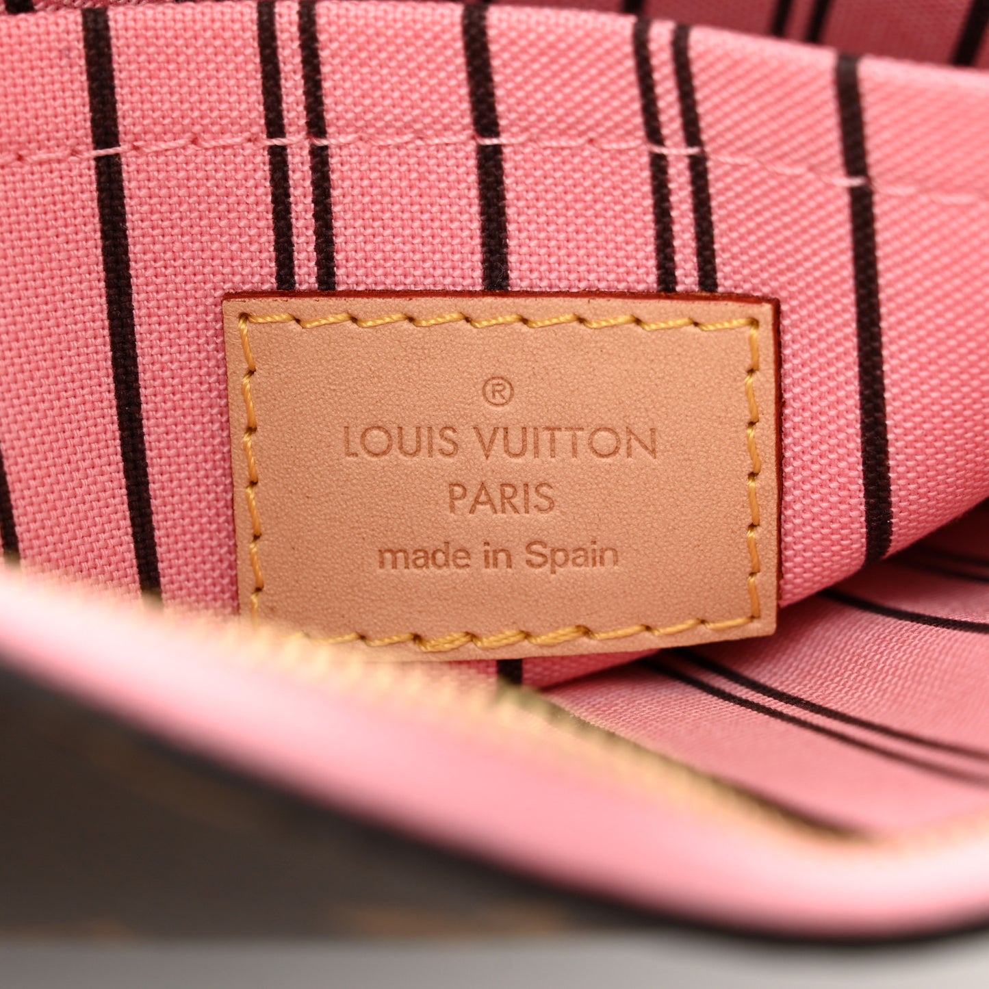 Monogram Neverfull MM GM Pochette Sugar Pink