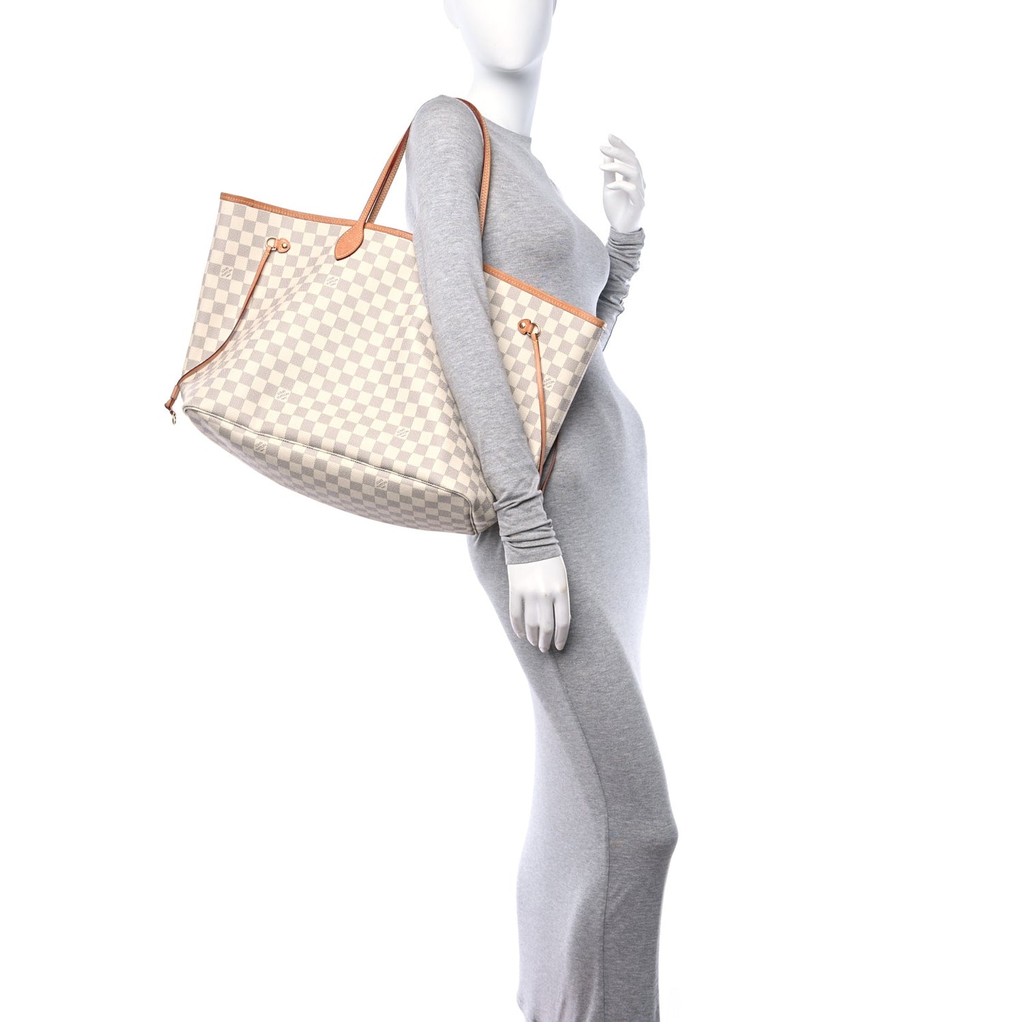 Damier Azur Neo Neverfull GM Rose Ballerine