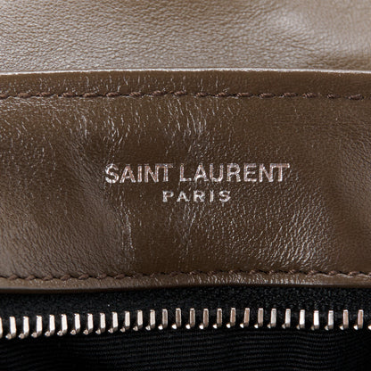 Saint Laurent Calfskin Y Quilted Monogram Toy Loulou Crossbody Bag Faggio 6 of 11