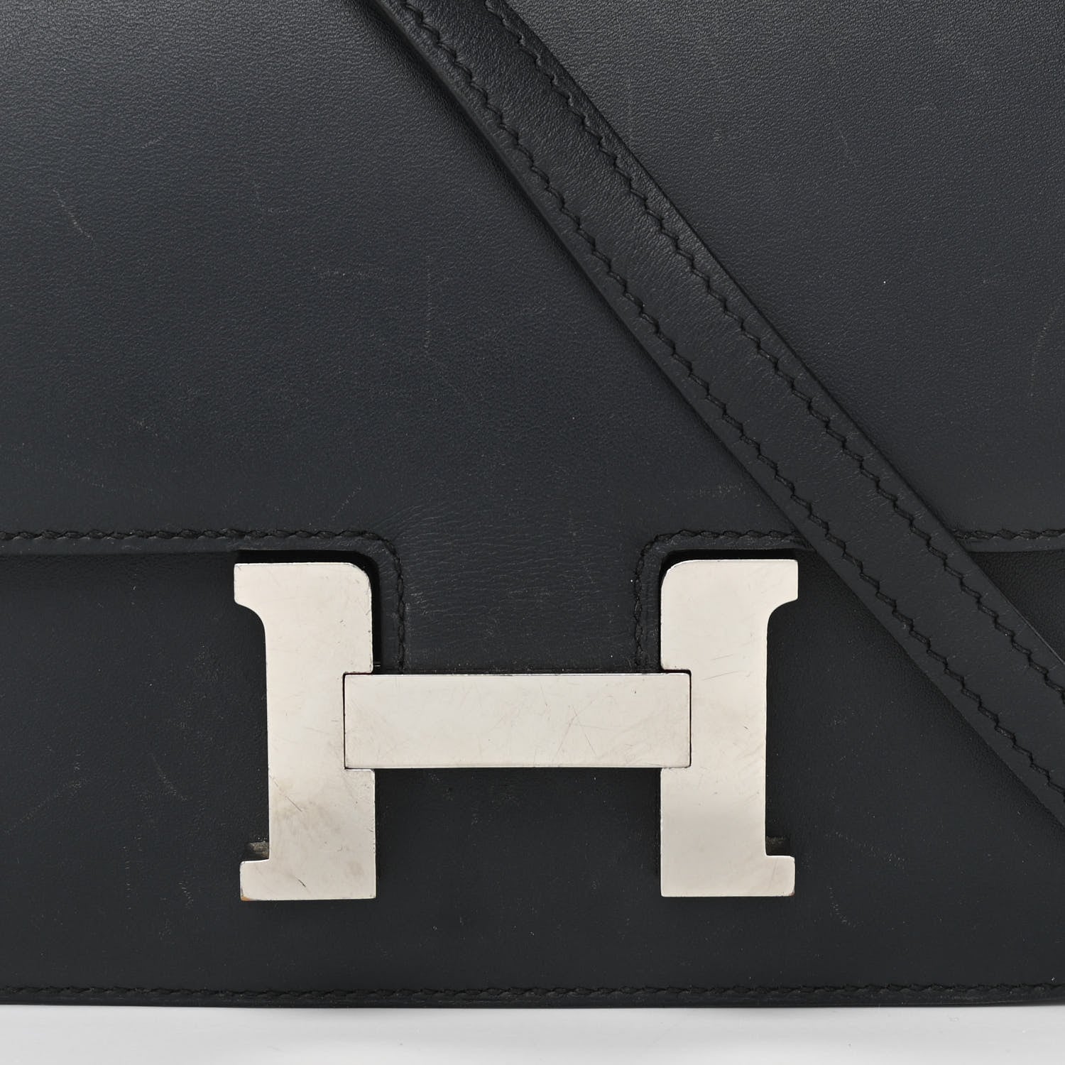 Hermes Tadelakt Constance 18 Black 9 of 12