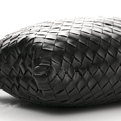 Bottega Veneta Calfskin Intrecciato Small Hop Black 8 of 9