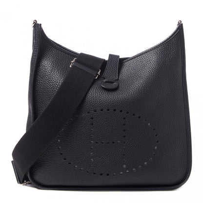 Hermes Taurillon Clemence Evelyne III GM Black 1 of 8