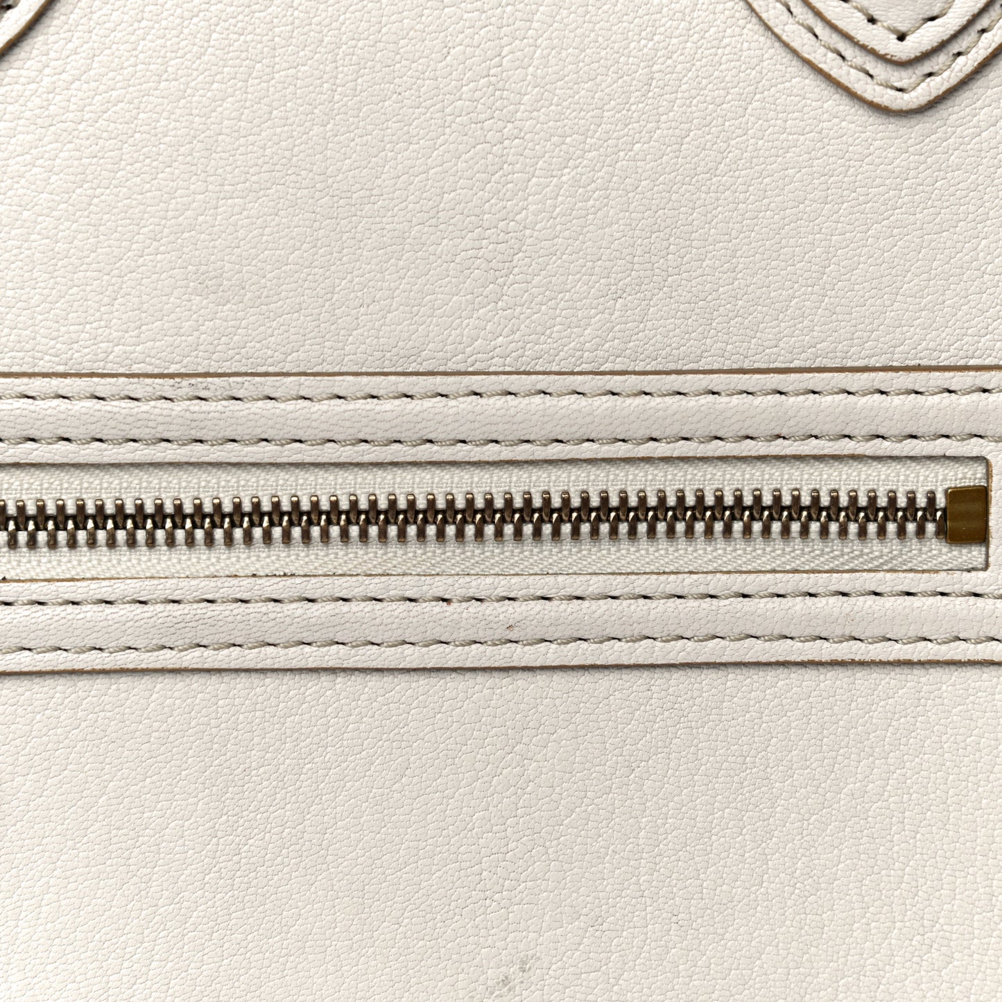 Goatskin Mini Luggage White
