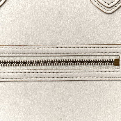 Celine Goatskin Mini Luggage White 15 of 33