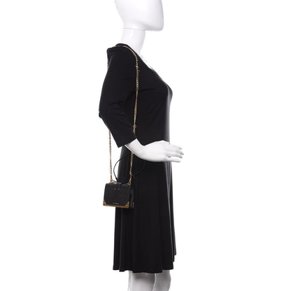 Prada Saffiano Astrology Mini Cahier Bag Black 2 of 10