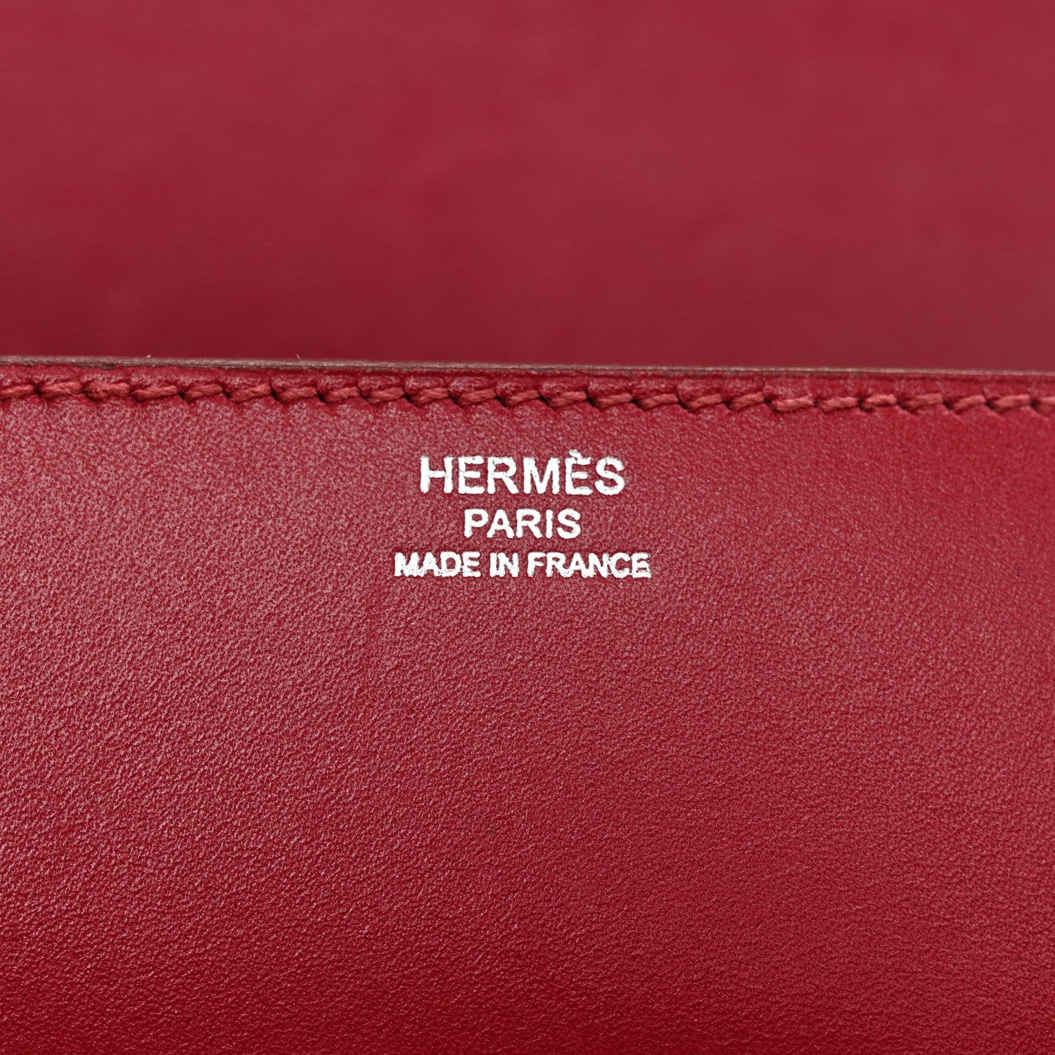 Hermes Tadelakt Egee Clutch Rouge Vif 6 of 10