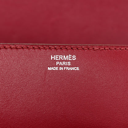 Hermes Tadelakt Egee Clutch Rouge Vif 6 of 10