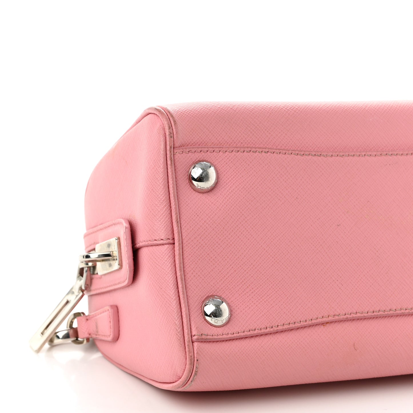 Saffiano Lux Top Handle Crossbody Bag Petalo