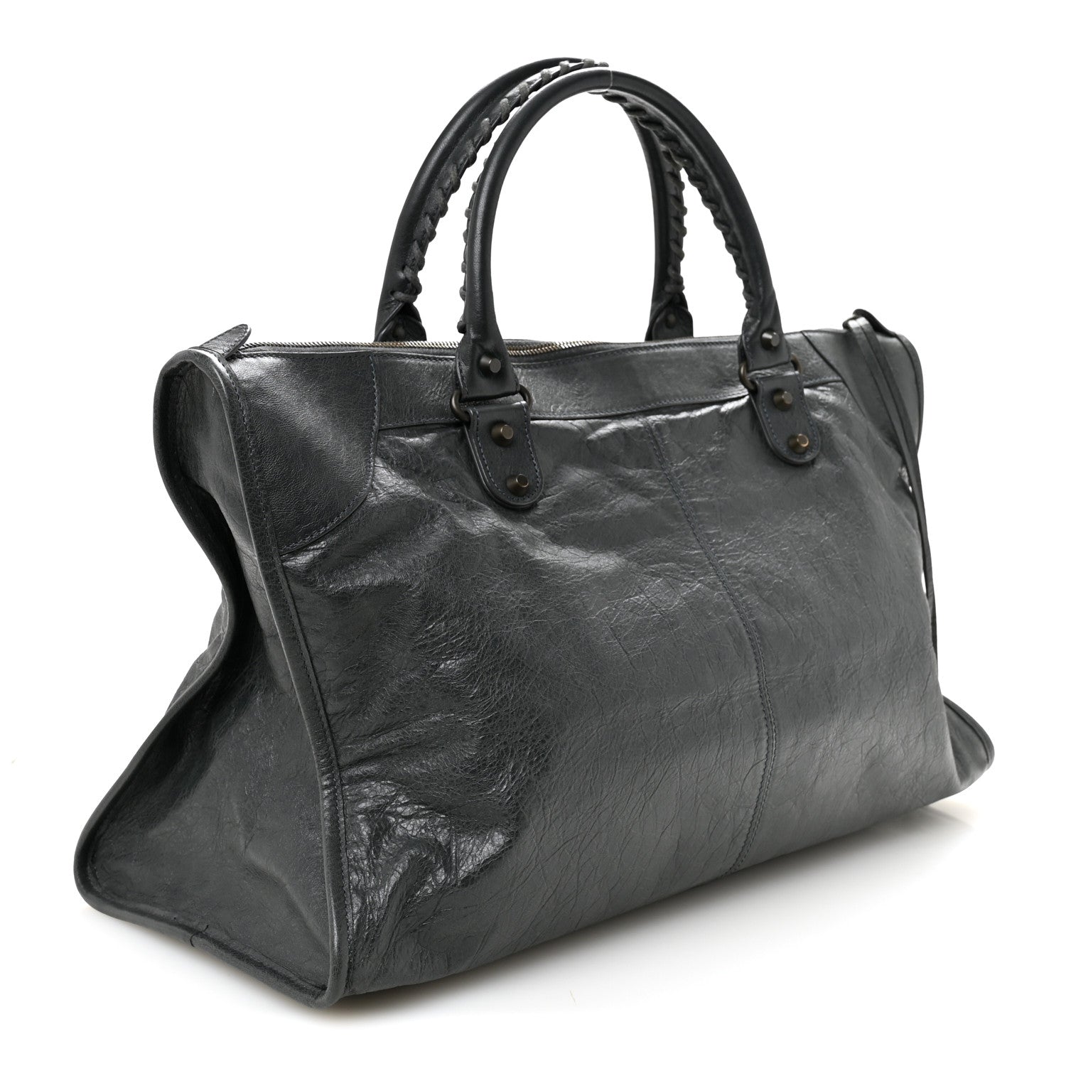 Balenciaga Agneau Classic Hardware Work Anthracite 3 of 10