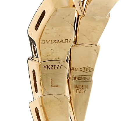 Bulgari 18K Yellow Gold Serpenti Viper Ring L 4 of 6