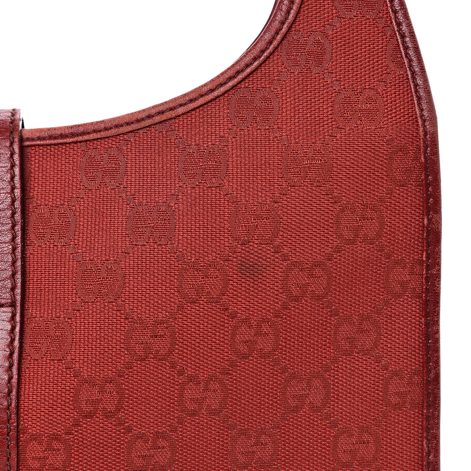 Gucci Monogram Small Bardot Bag Red 13 of 16