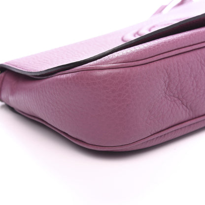 Gucci Pebbled Calfskin Medium Soho Flap Crossbody Peonia Flower 7 of 10