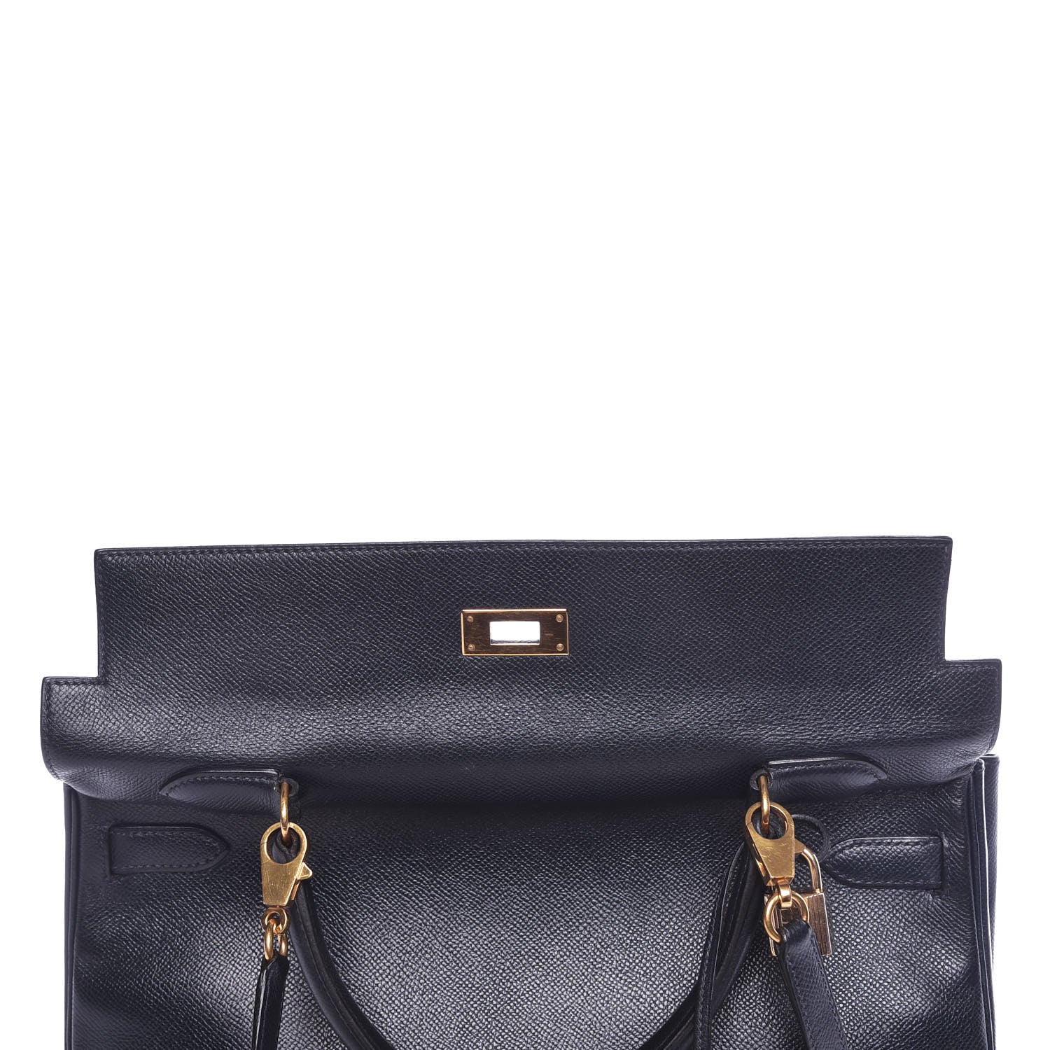 Hermes Courchevel Kelly Retourne 35 Bleu Marine 10 of 44