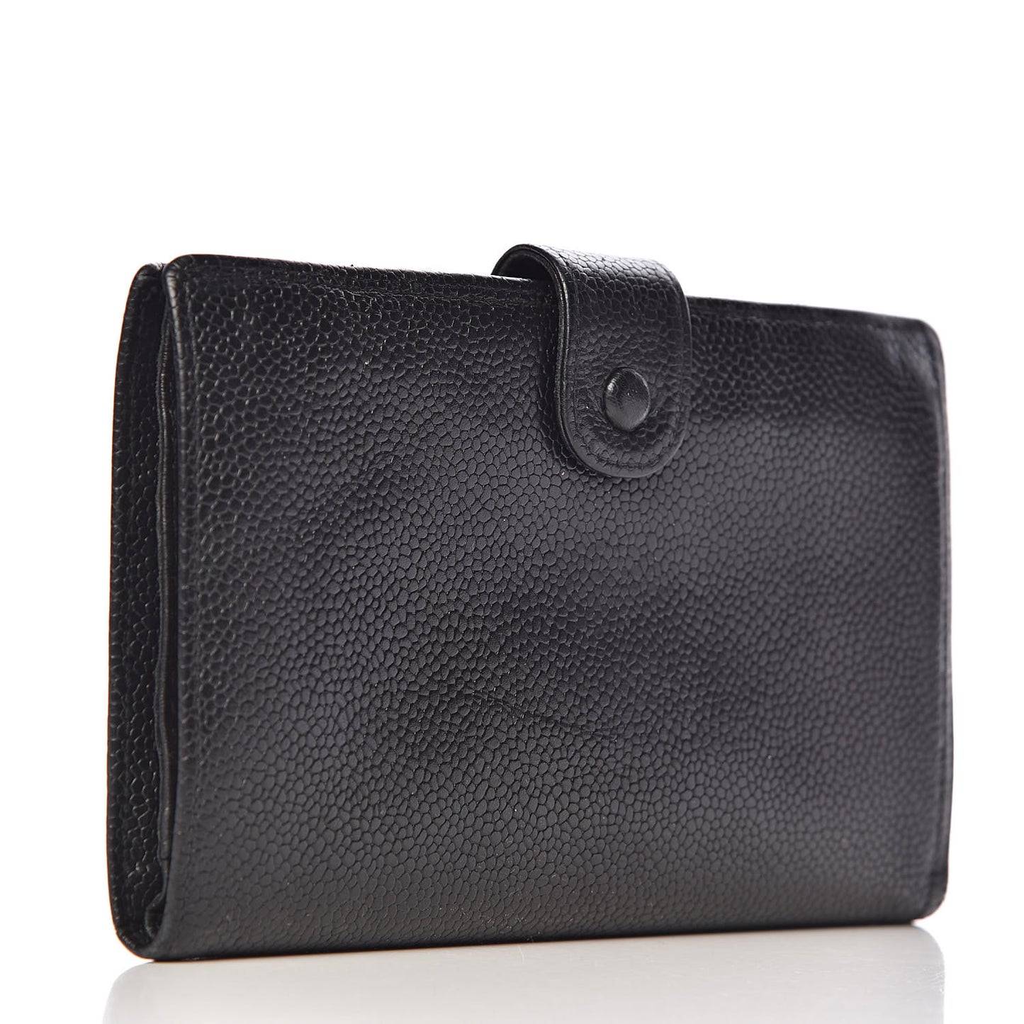 Caviar Timeless CC French Wallet Black