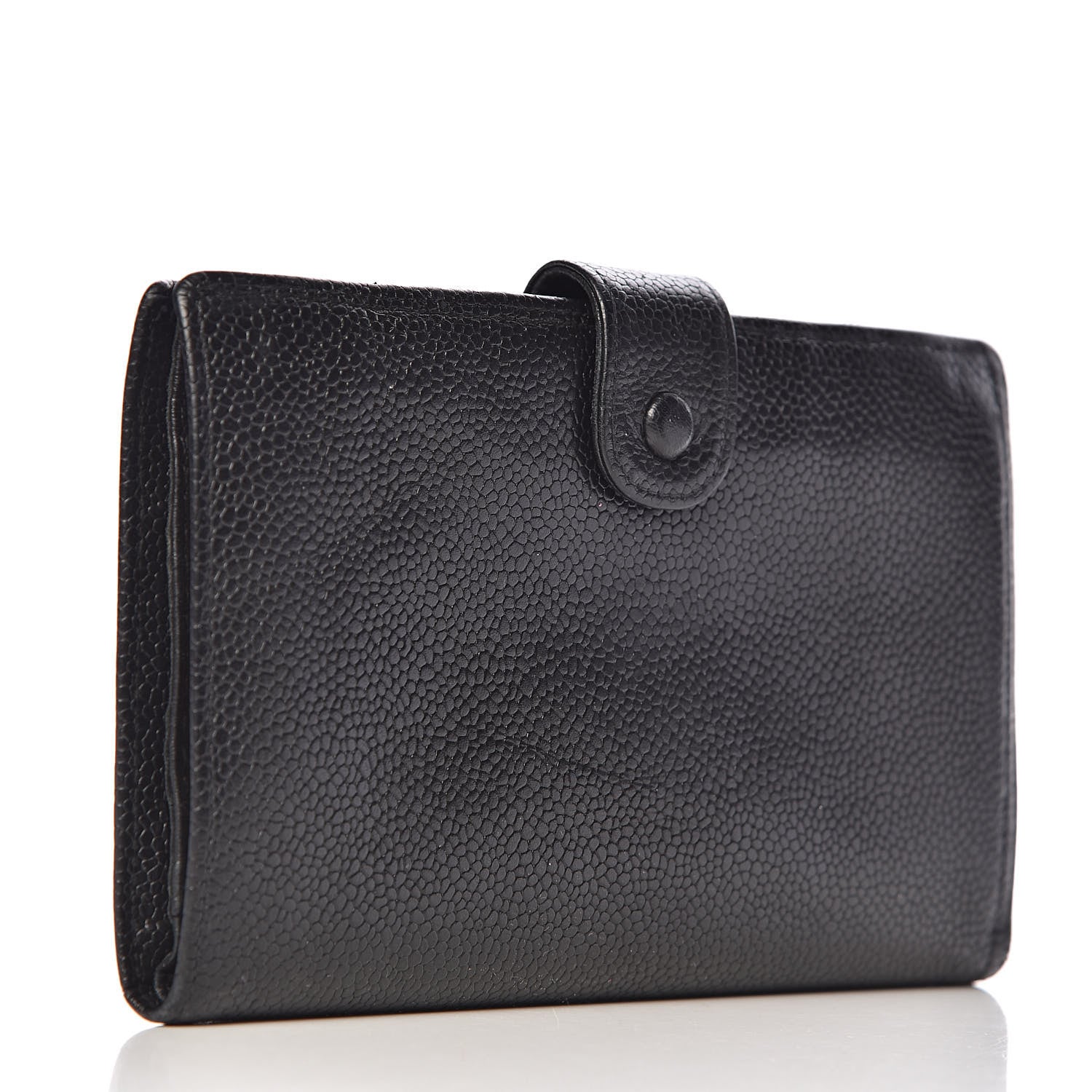 Chanel Caviar Timeless CC French Wallet Black 3 of 10