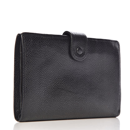 Chanel Caviar Timeless CC French Wallet Black 3 of 10