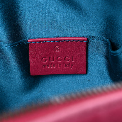 Gucci Velvet Matelasse GG Marmont Belt Bag 85 34 Light Raspberry Rose 5 of 8