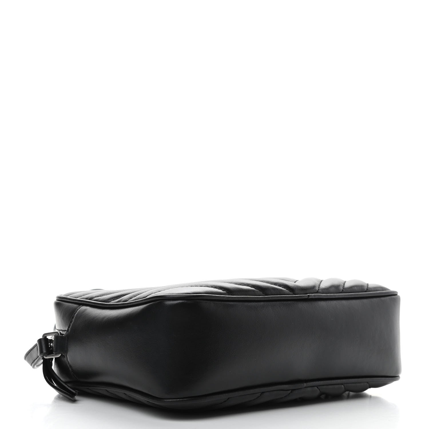 Saint Laurent Calfskin Matelasse Monogram Lou Camera Bag Black 3 of 9