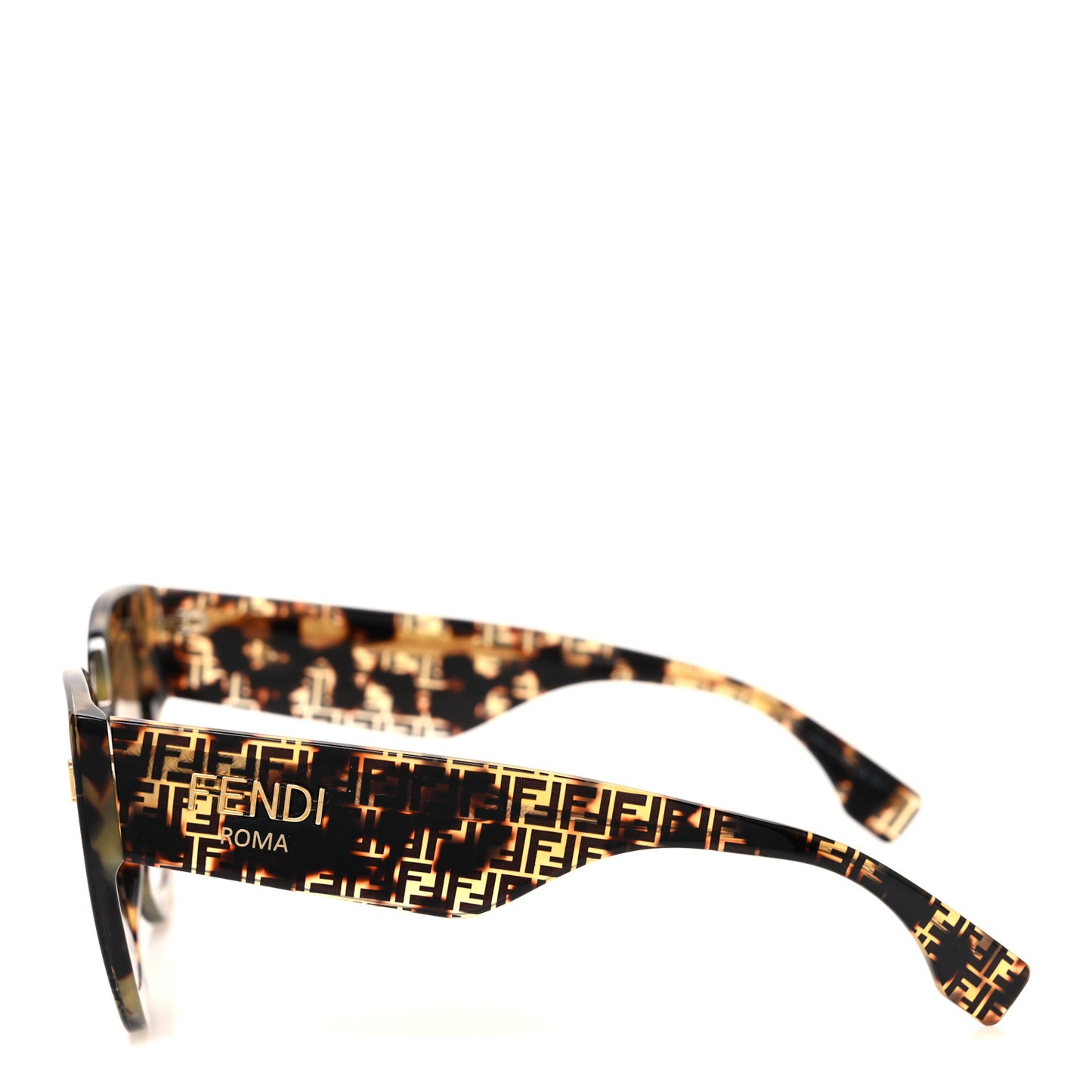 Acetate Fendi Roma Cat Eye Sunglasses FF 0435/S Havana