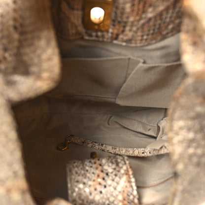 Chanel Snakeskin CC Hobo Beige 5 of 10