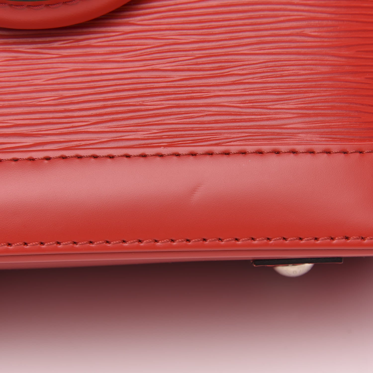 Louis Vuitton Epi Alma BB Coquelicot 9 of 11