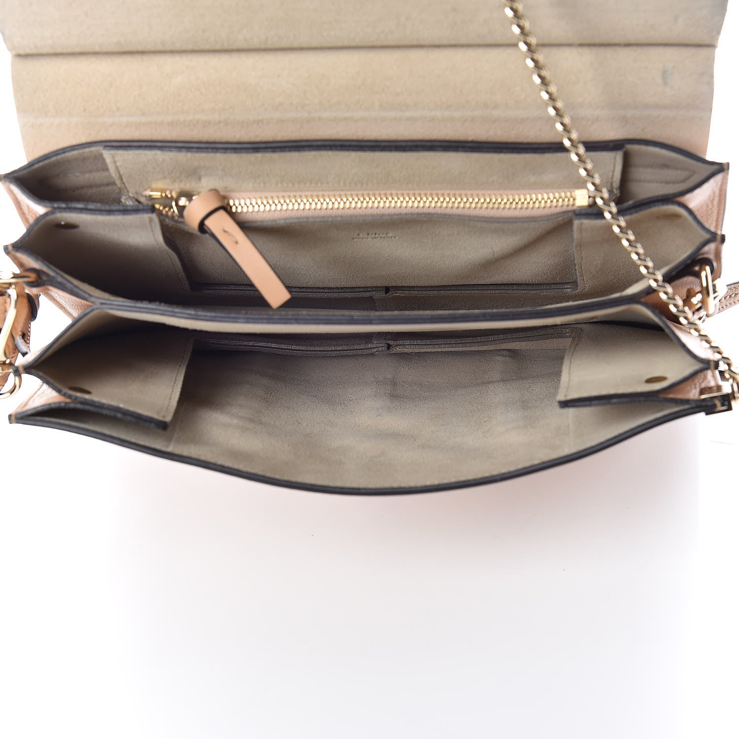 Chloe Calfskin Woven Medium Faye Shoulder Bag Blush Nude 5 of 12