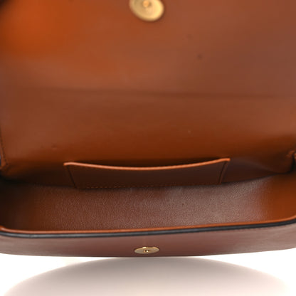 Celine Smooth Calfskin Tabou Clutch On Strap Tan 5 of 10