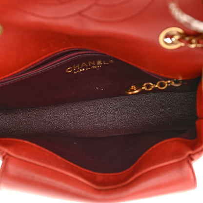 Chanel Lambskin Quilted Medium Vintage Flap Bag Red 5 of 11
