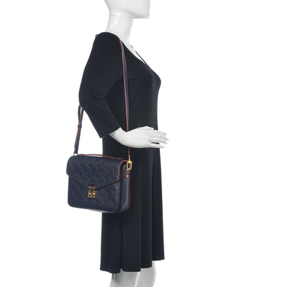 Louis Vuitton Empreinte Pochette Metis Marine Rouge 2 of 11