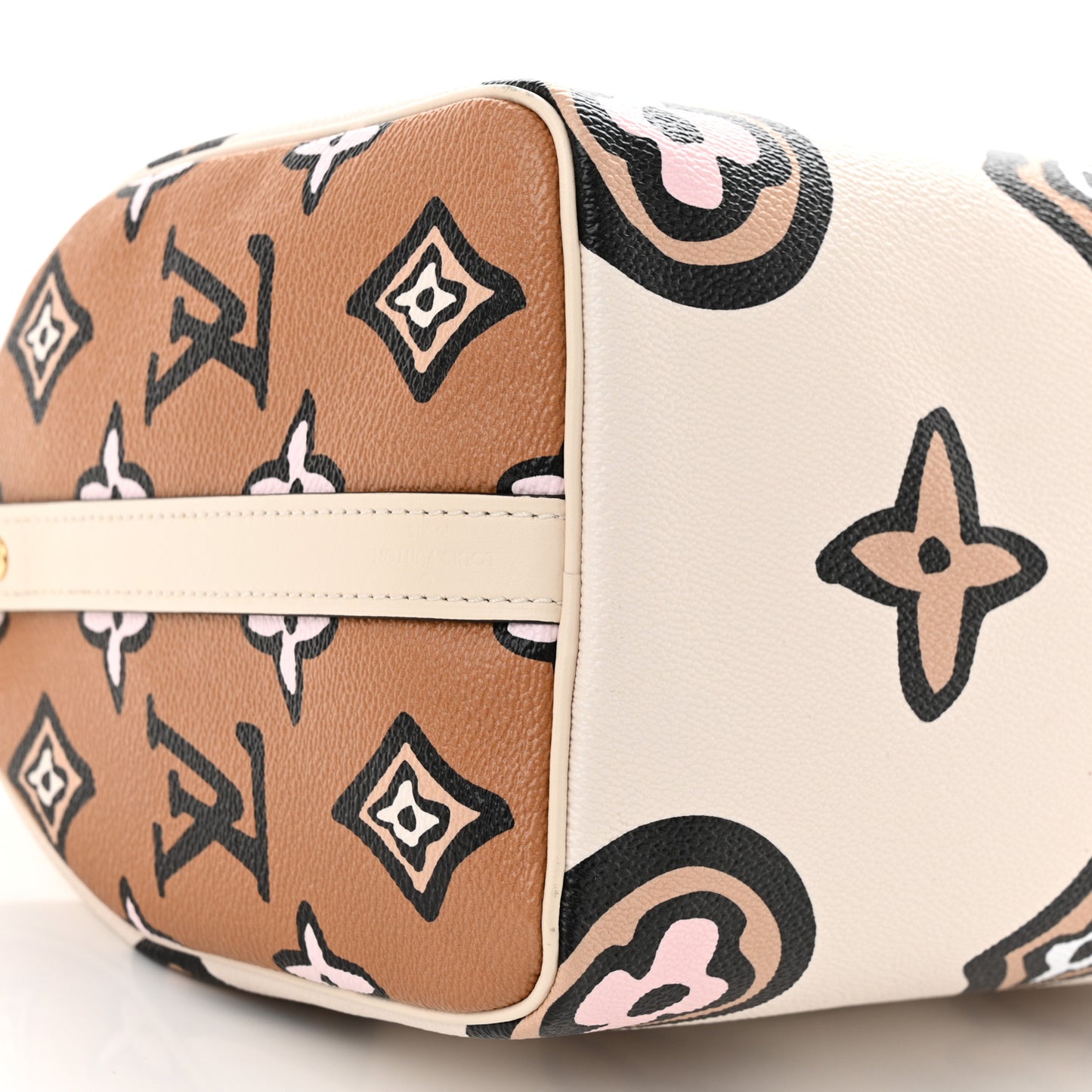 Monogram Giant Wild At Heart Speedy Bandouliere 25 Creme