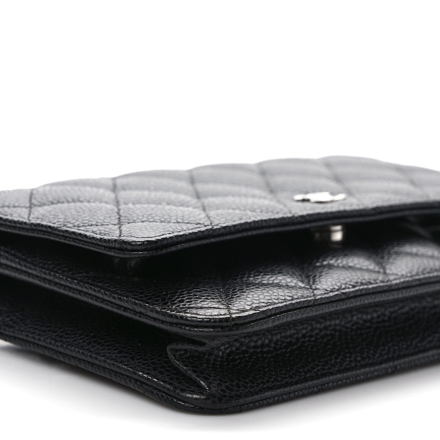 Chanel Caviar Quilted Wallet on Chain WOC Black 7 of 9