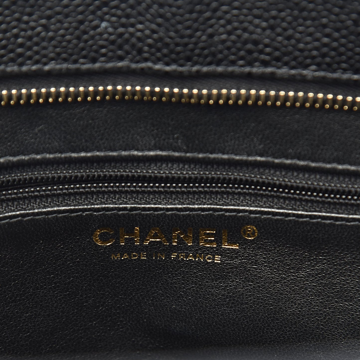 Caviar Quilted Medallion Tote Black